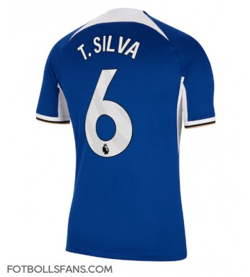 Chelsea Thiago Silva #6 Replika Hemmatröja 2023-24 Kortärmad